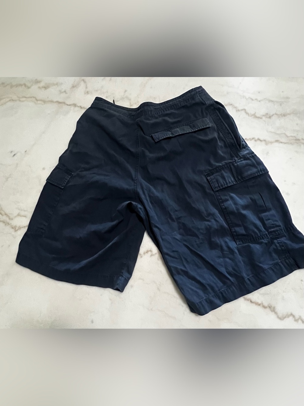 Vintage Nike Y2K Navy Cargo Shorts Men’s Size Small - Picture 3 of 7